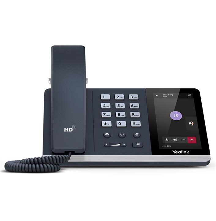 تلفن تحت شبکه لمسی تصویری یالینک Yealink T55A Yealink Yealink T55A IP Phone VoIP